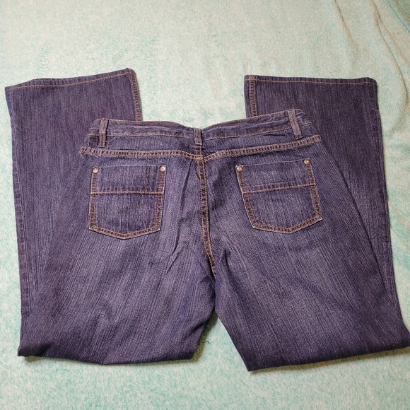 Banana Republic Dark Wash Bootleg Jeans Size 10 - Picture 3 of 6